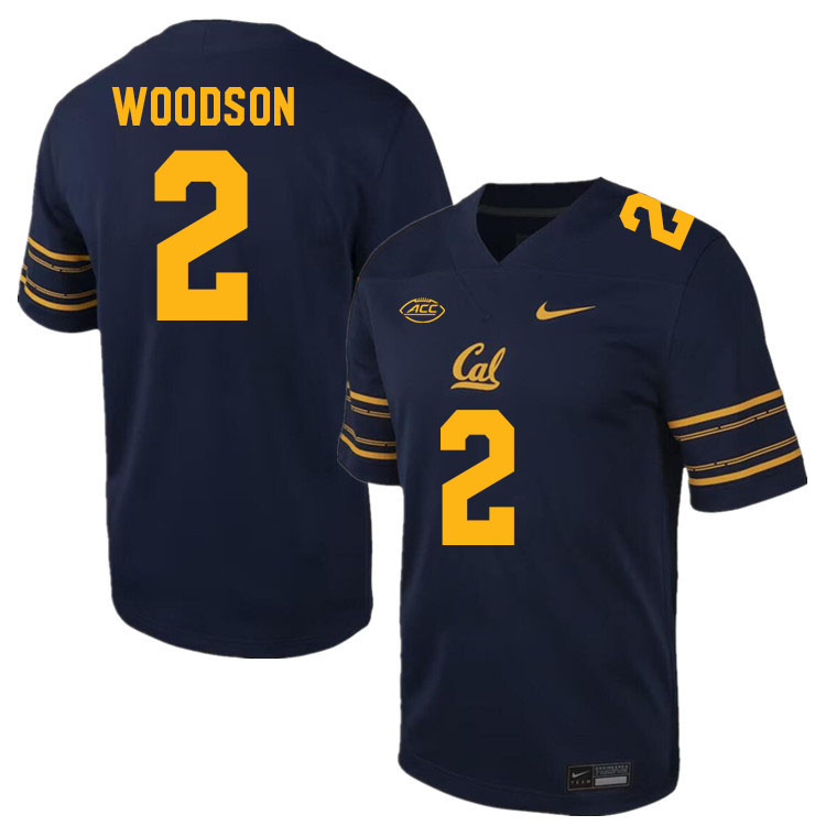 California Golden Bears #2 Craig Woodson ACC Conference College Football Jerseys Stitched Sale-Navy